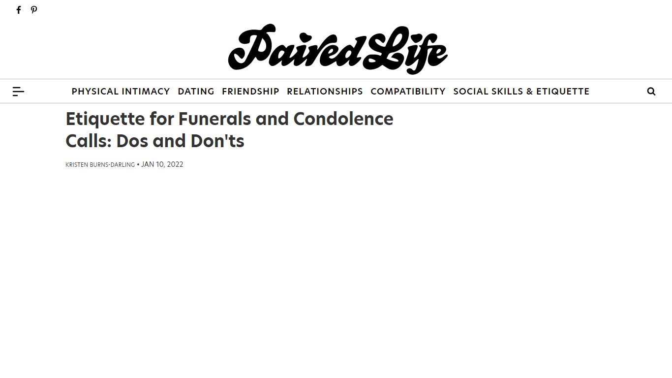 Etiquette for Funerals and Condolence Calls: Dos and Don'ts